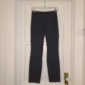 Rag & Bone Black Jacquard Print Skinny Pants